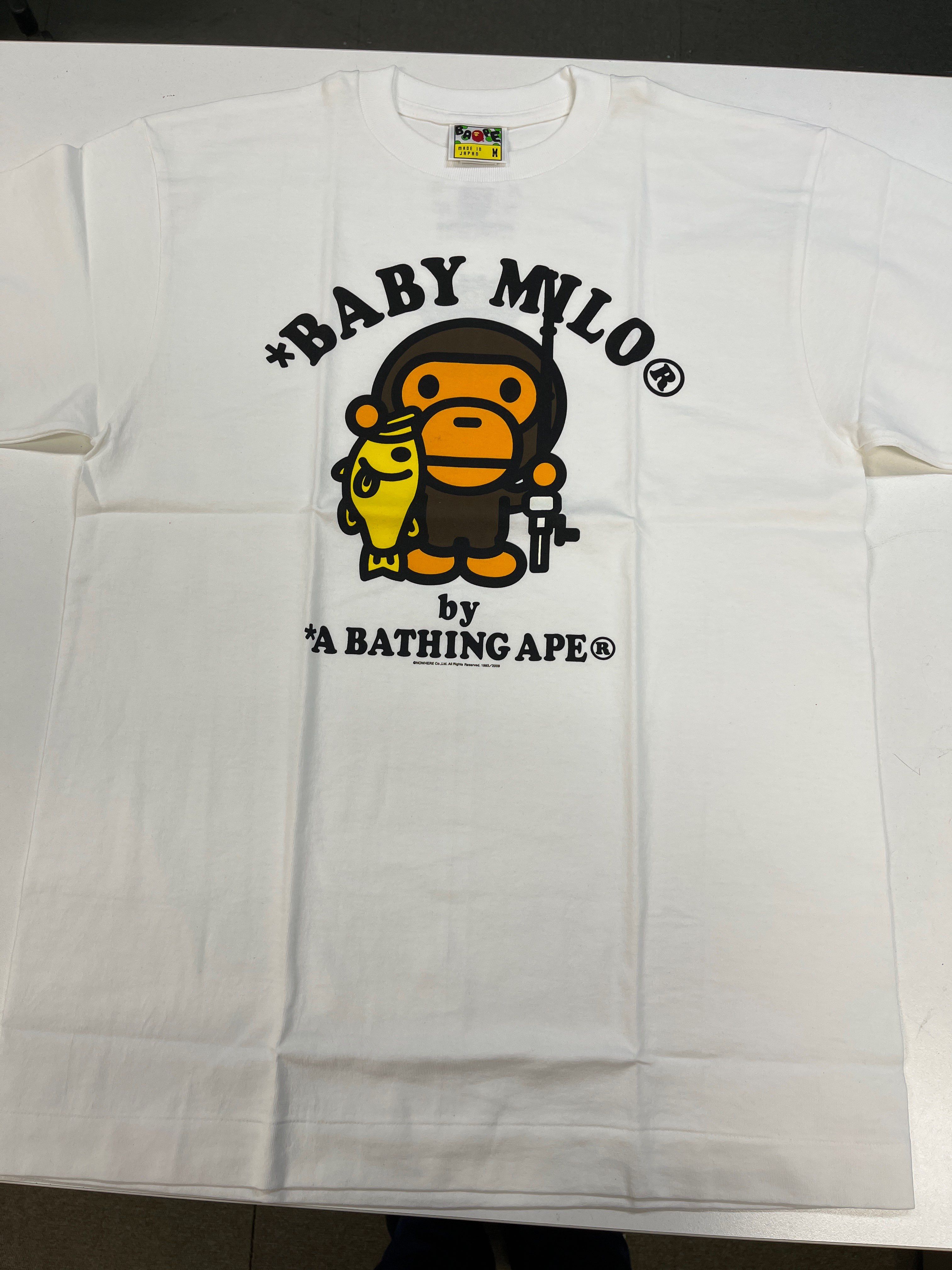 A BATIIHNG APE BLACK BASS  T-SHIRT