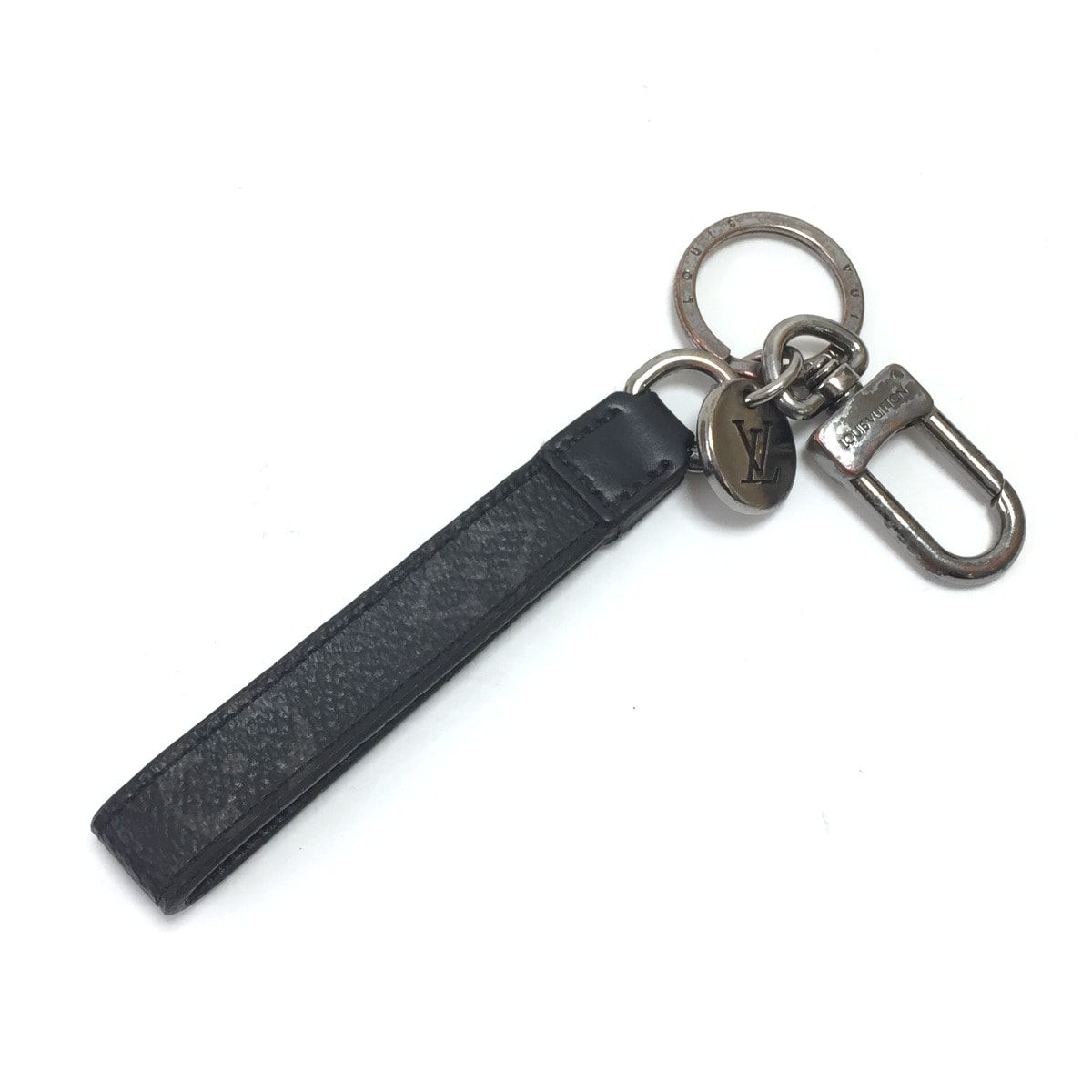 $$ LOUIS VUITTON ルイヴィトン キーホルダー キーリング モノグラム エクリプス ポルト クレ ドラゴンヌ