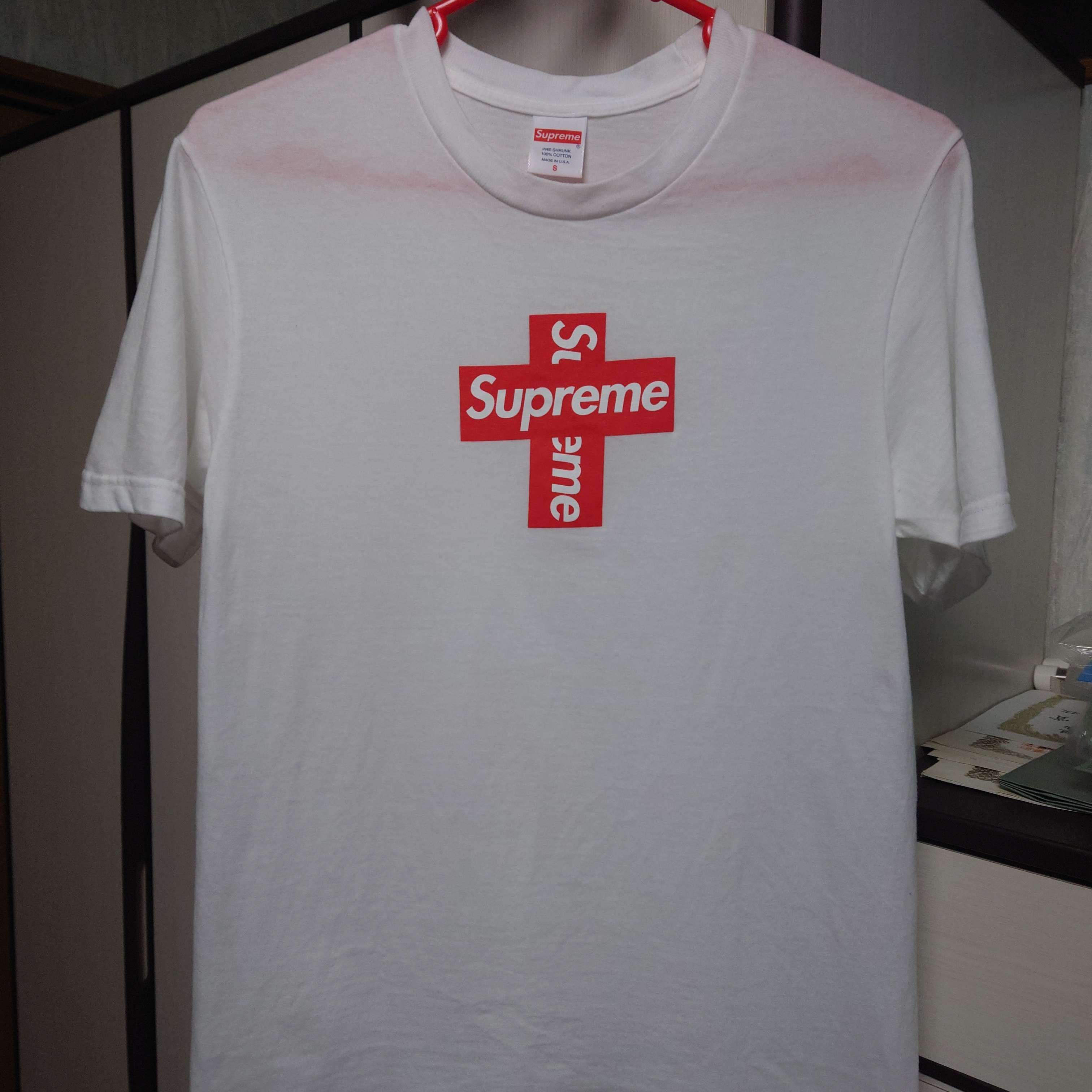 Supreme Cross Box Logo Tee "White"