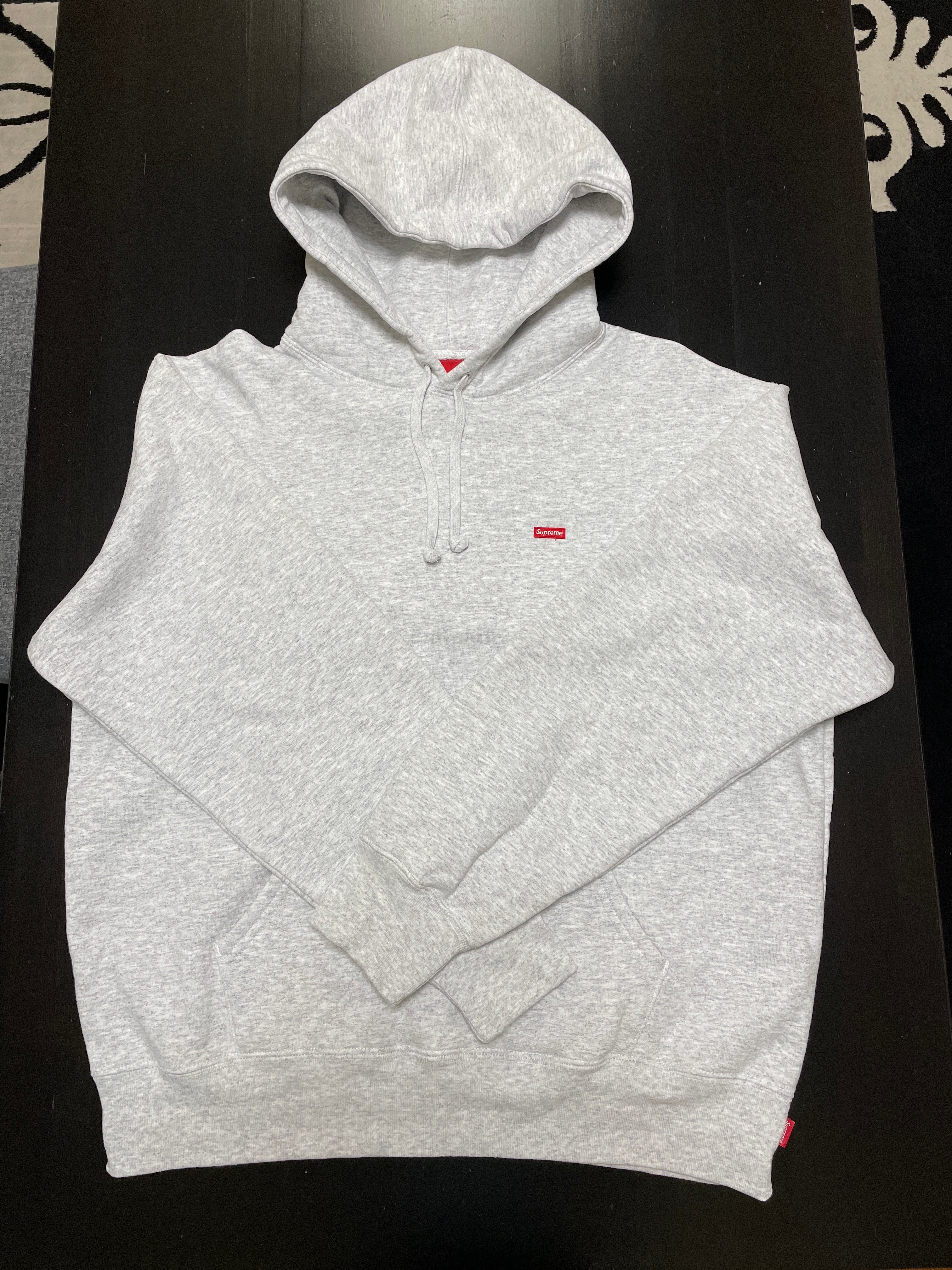 Supreme Small Box Hooded Sweatshirt "Ash Grey" (24FW)