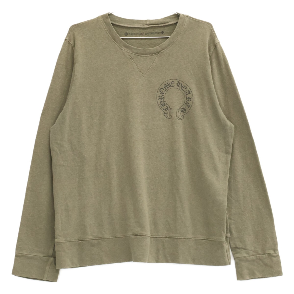 クロムハーツ 【国内正規】ホースシュー バッククロス 長袖Tシャツ L