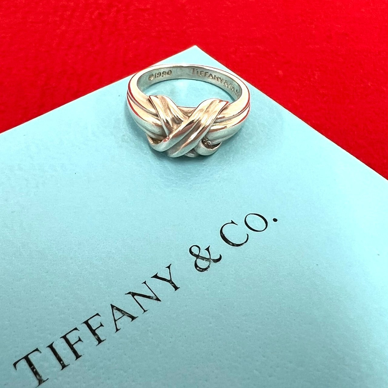 TIFFANY&Co. ティファニー シグネチャー リング シルバー925 リング・指輪 11号 シルバー
80773