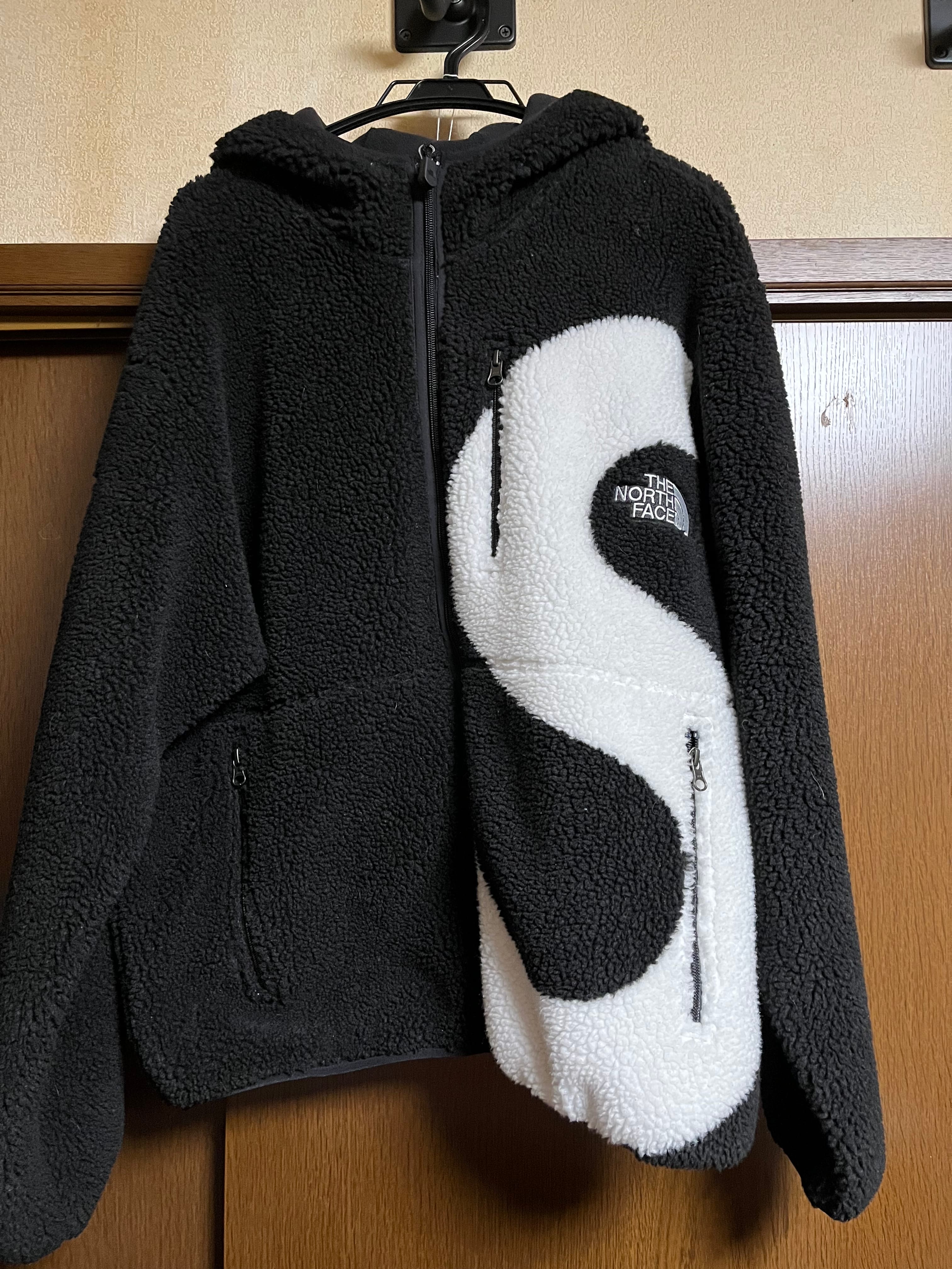 Supreme x The North Face S Logo Hooded Fleece Jacket "Black"