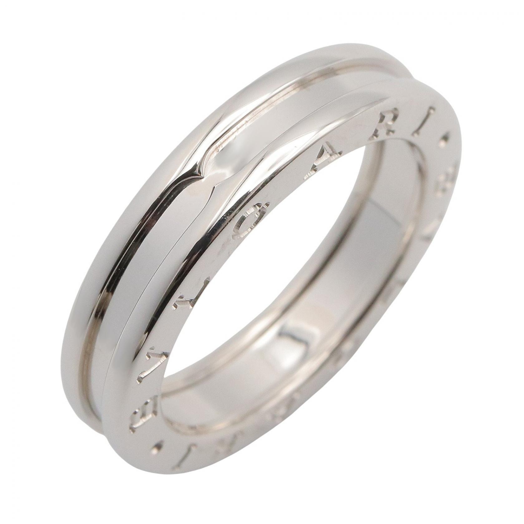 ブルガリ BVLGARI B-zero1 リング 1バンド リング・指輪 ジュエリー K18WG(ホワイトゴールド) メンズ レディース シルバー系 346566 【中古】