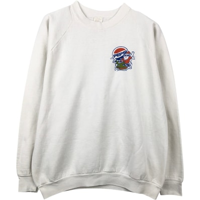古着 90年代 フルーツオブザルーム FRUIT OF THE LOOM PEPSI-COLA ペプシコーラ クリスマス柄 アドバタイジング スウェットシャツ トレーナー メンズL相当 ヴィンテージ/eaa650150