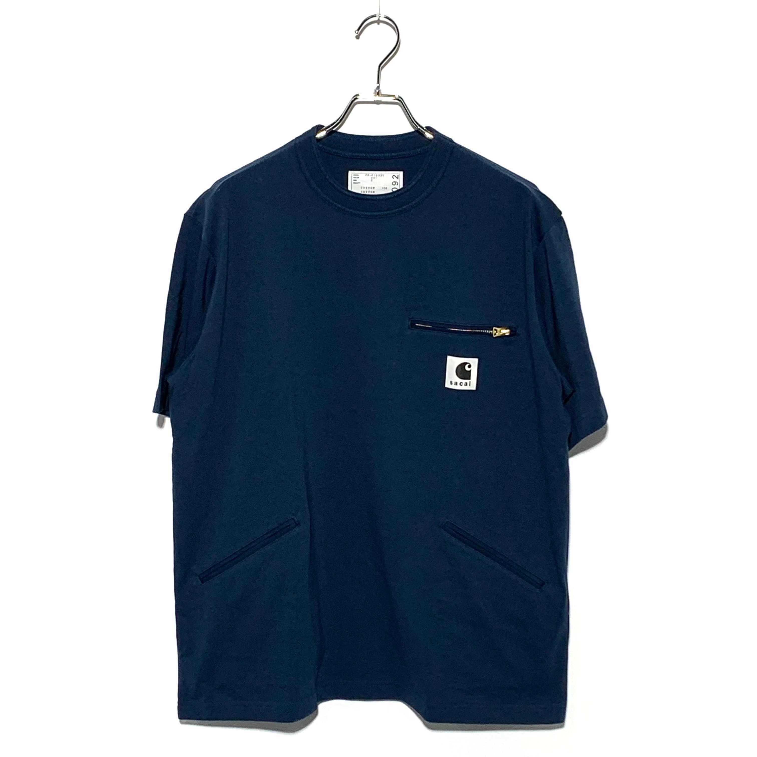 sacai x Carhartt WIP Cotton Jersey T-Shirt "Blue"