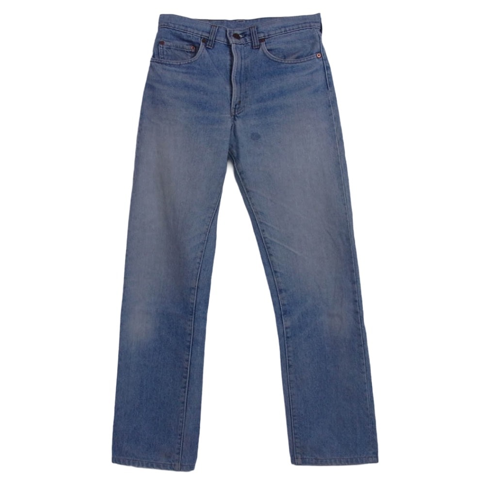 Levi's リーバイス デニムパンツ 80s 505 smalle TALON42 黒カン ボタン裏刻印650 ストレート デニム パンツ ライトブルー系 W29/L34【中古】