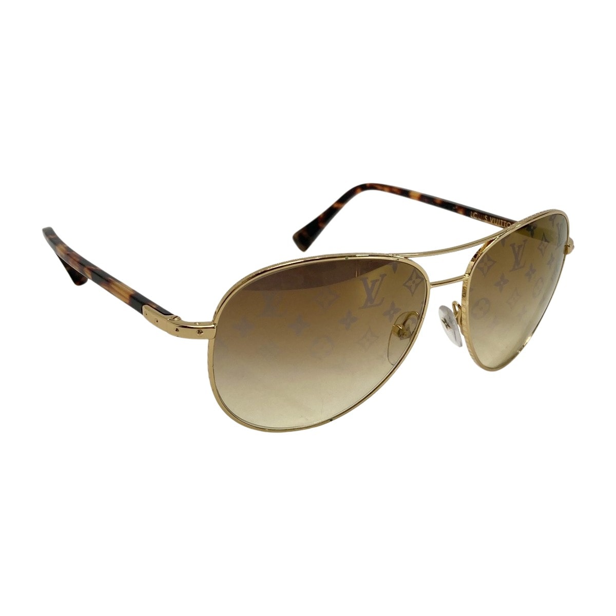 ☆☆LOUIS VUITTON ルイヴィトン コンスピラシオン・パイロット 58□15 Z0164U ブラウン サングラス グラデーション