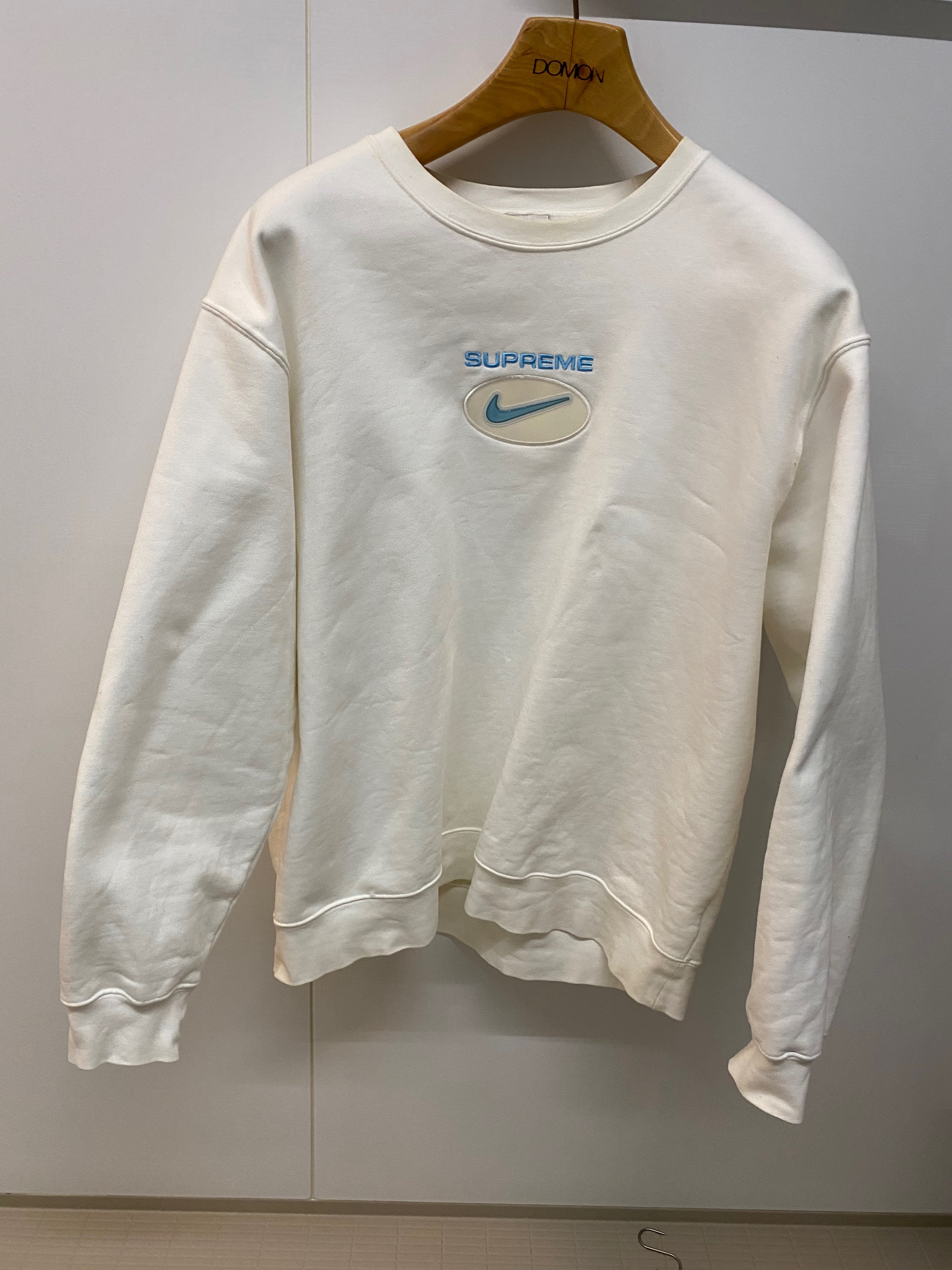 Supreme / Nike Jewel Crewneck "White"