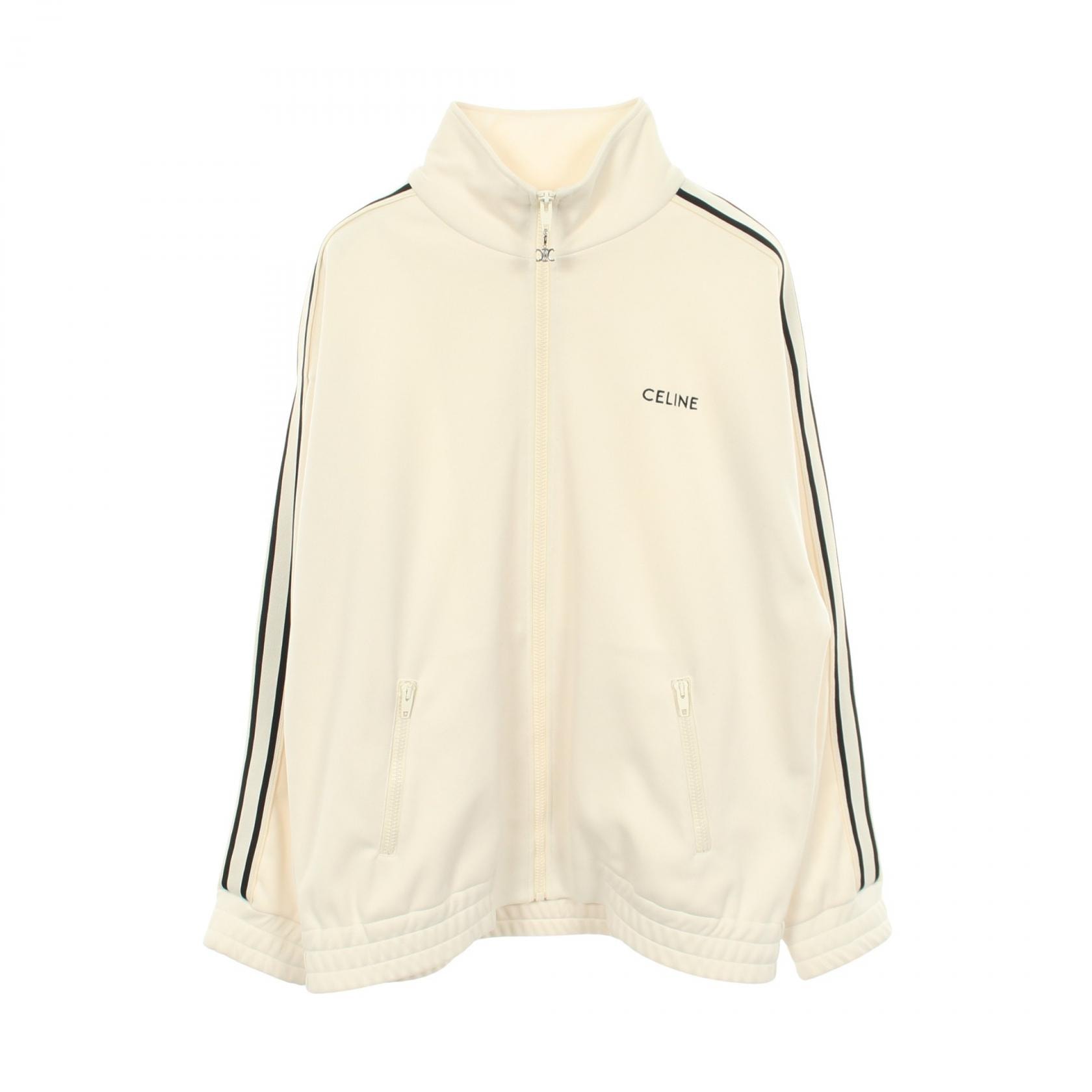 セリーヌ CELINE トラックスーツ 衣料品 アウター ポリエステル メンズ アイボリー系 / ブラック系 2Y490121O 【中古】