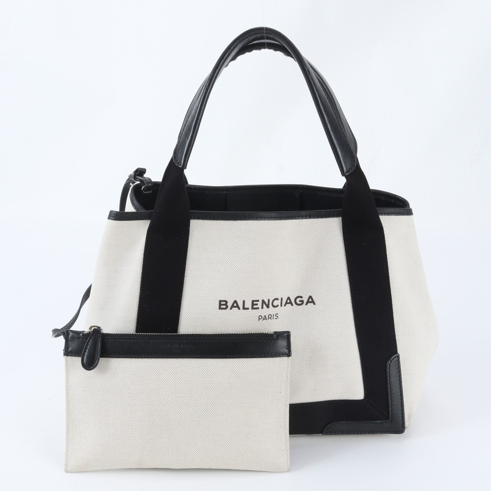 ■美品 バレンシアガ ネイビー カバス 339933 トート バッグ