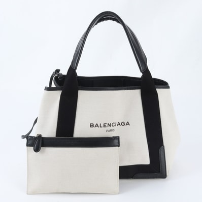 ■美品 バレンシアガ ネイビー カバス 339933 トート バッグ