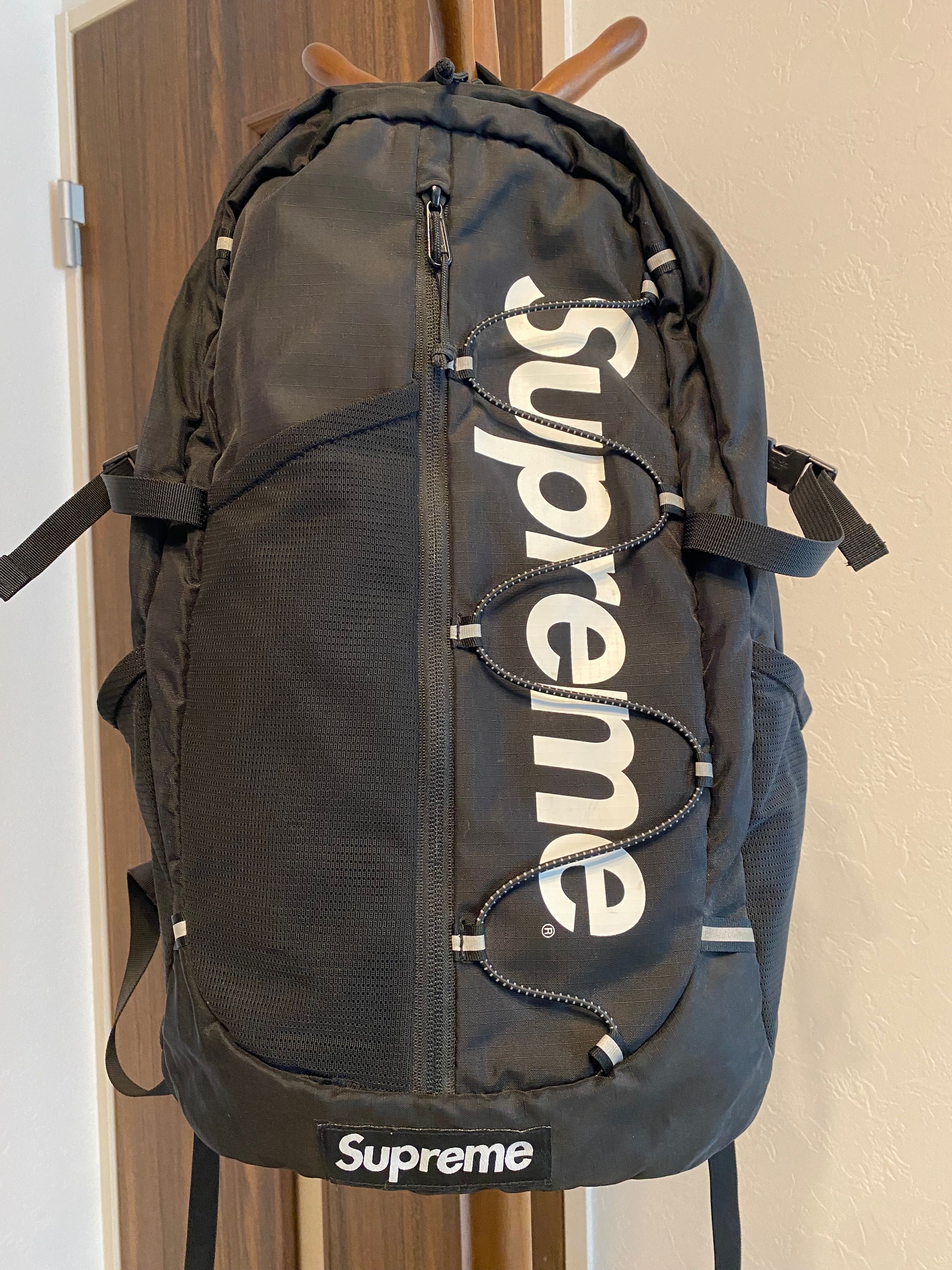 Supreme 2017SS Backpack "Black"