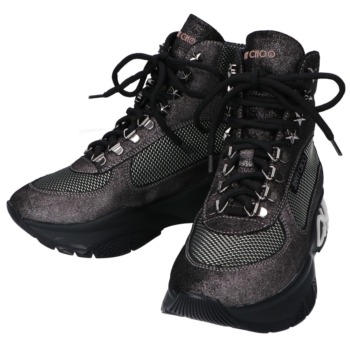 ジミーチュウ グレー INCA/F ショート トレッキングシューズ 34