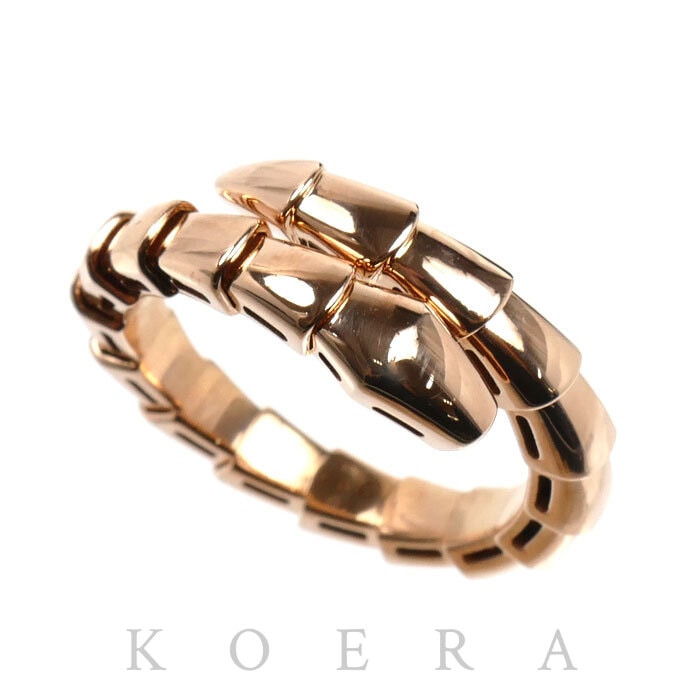 BVLGARI ブルガリ K18PG ピンクゴールド セルペンティ ヴァイパー リング・指輪 362152 13号 6.9g レディース【中古】【美品】