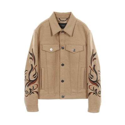 ヴェルサーチ VERSACE 衣料品 アウター ウール キャメル メンズ ベージュ系 / ブラウン系 【中古】