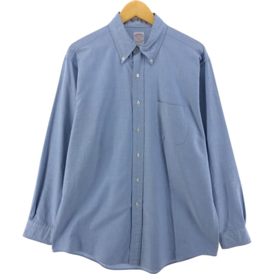 古着 ブルックスブラザーズ Brooks Brothers 346 長袖 ボタンダウンシャツ メンズL相当/eaa526652