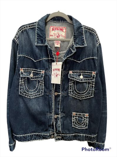 Supreme / True Religion® Denim Trucker Jacket "Washed Blue"