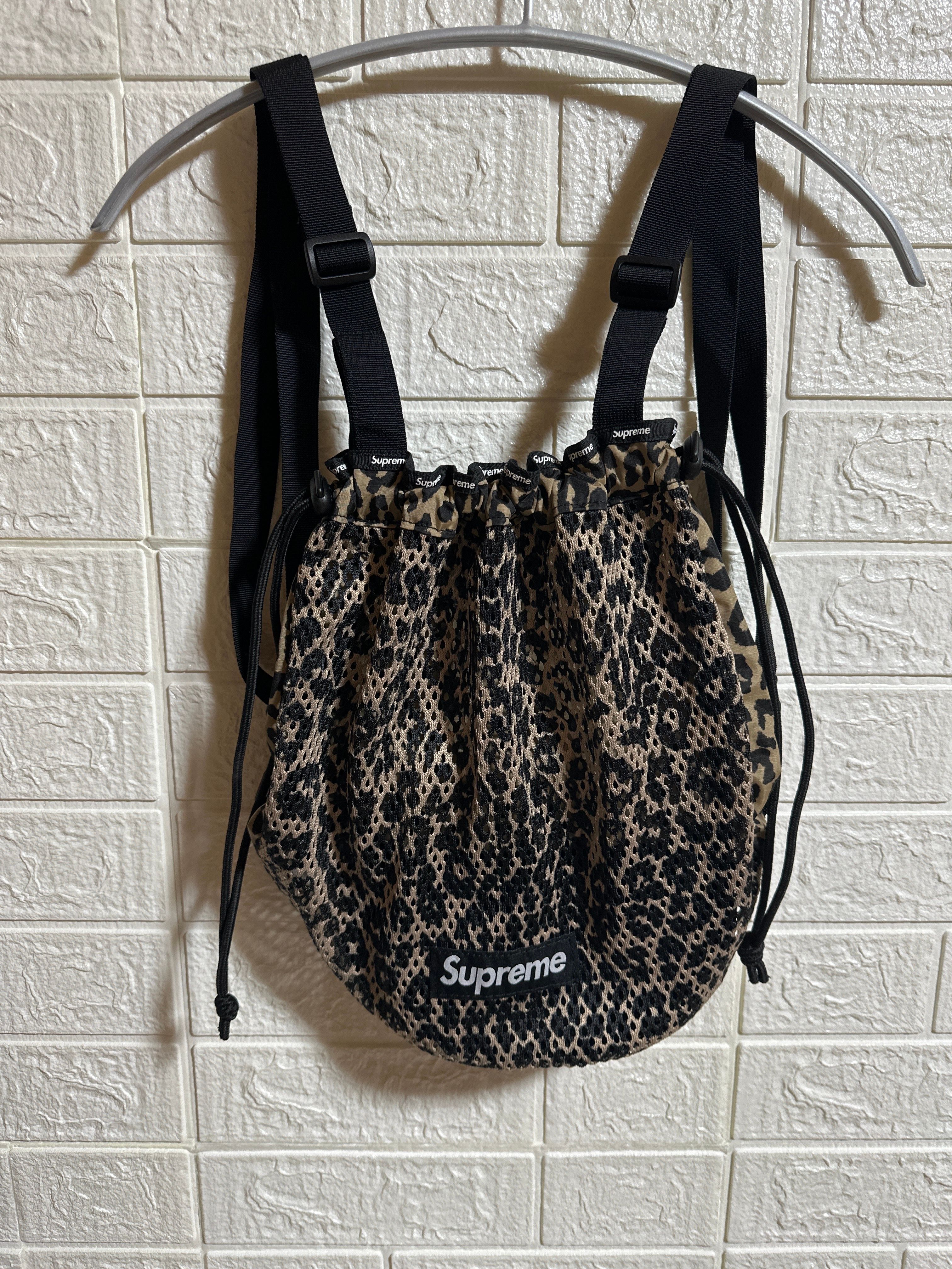 Supreme Mesh Small Backpack "Leopard"