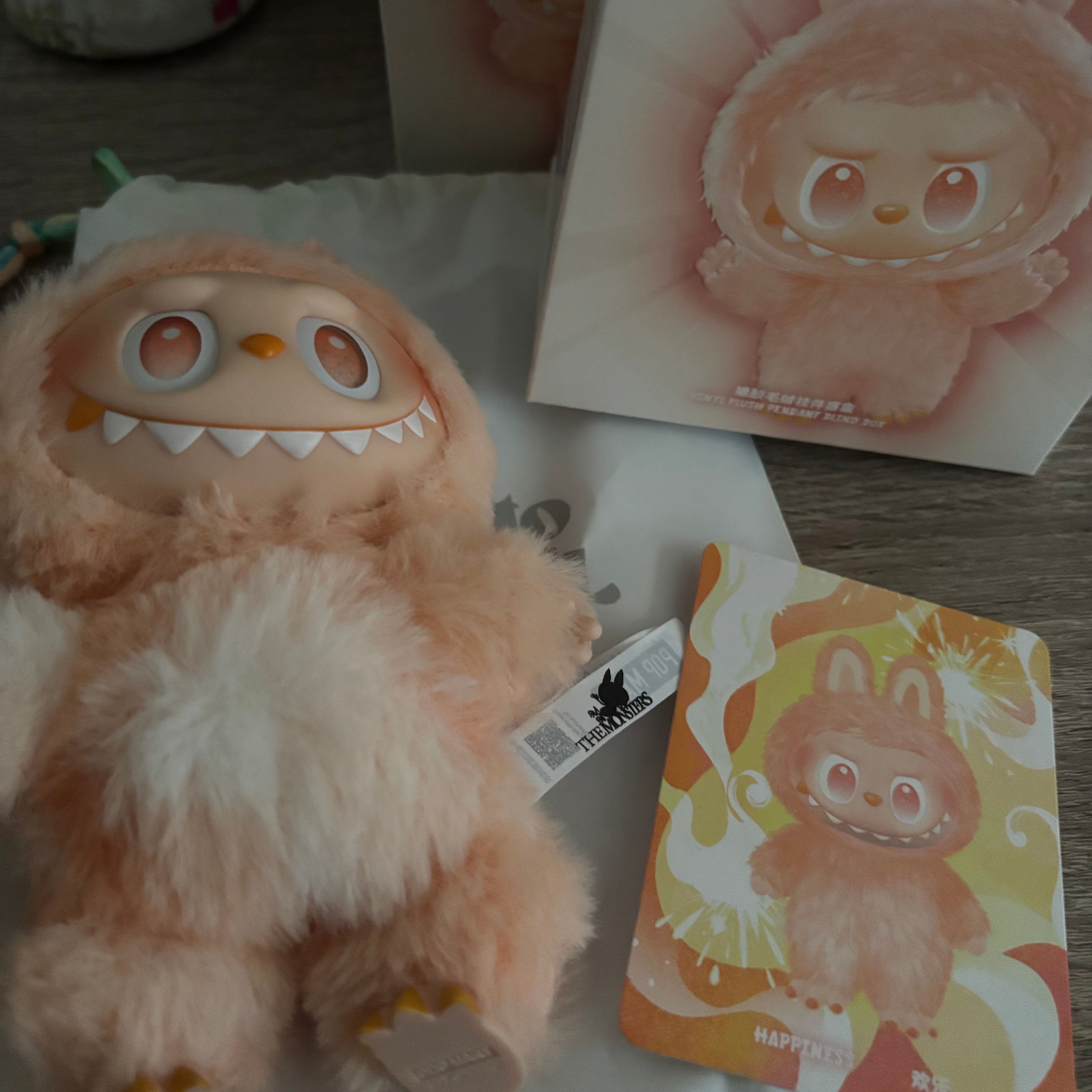 POP MART THE MONSTERS (LABUBU) Big into Energy Series Plush Pendant HAPPINESS