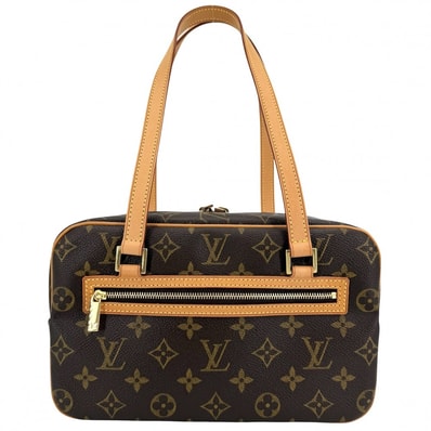 LOUIS VUITTON ルイヴィトン ハンドバッグ シテMM 肩掛け Cite MM M51182 モノグラムキャンバス ブラウン 茶 ゴールド金具 レディース 美品【中古品】
