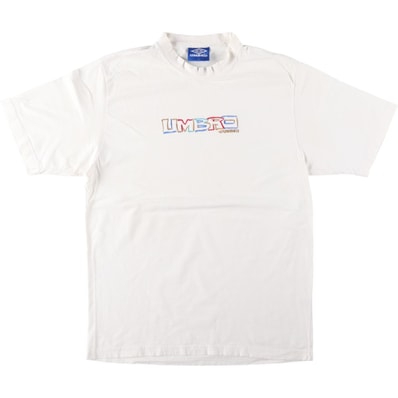 古着 90年代 アンブロ UMBRO 青タグ ロゴTシャツ メンズXL相当 ヴィンテージ/eaa645060