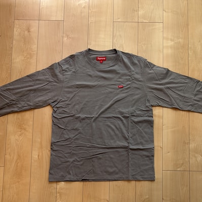 Supreme Small Box L/S Tee (26SS) "Grey"