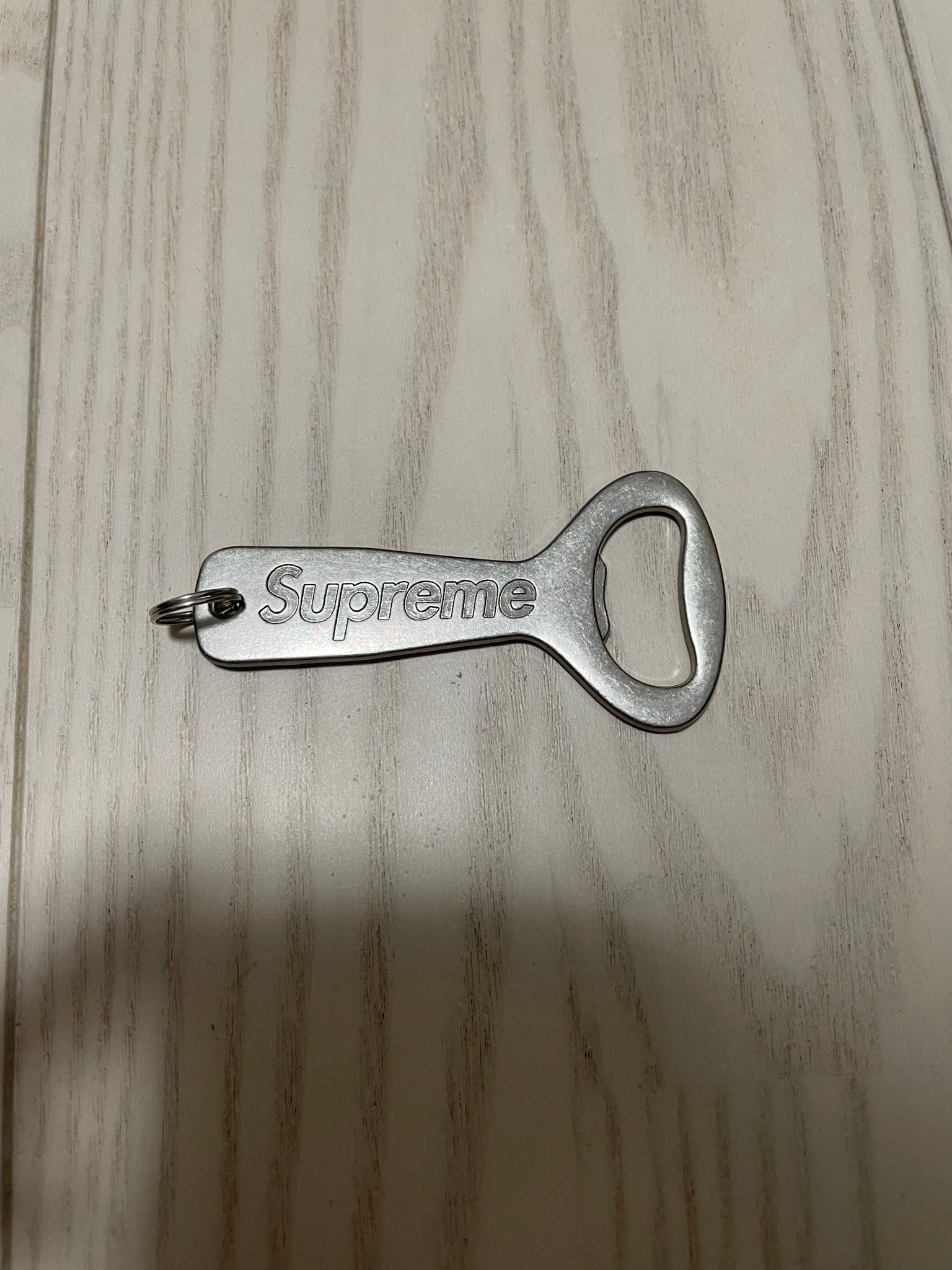 Supreme Bottle Opener Keychain "Silver"