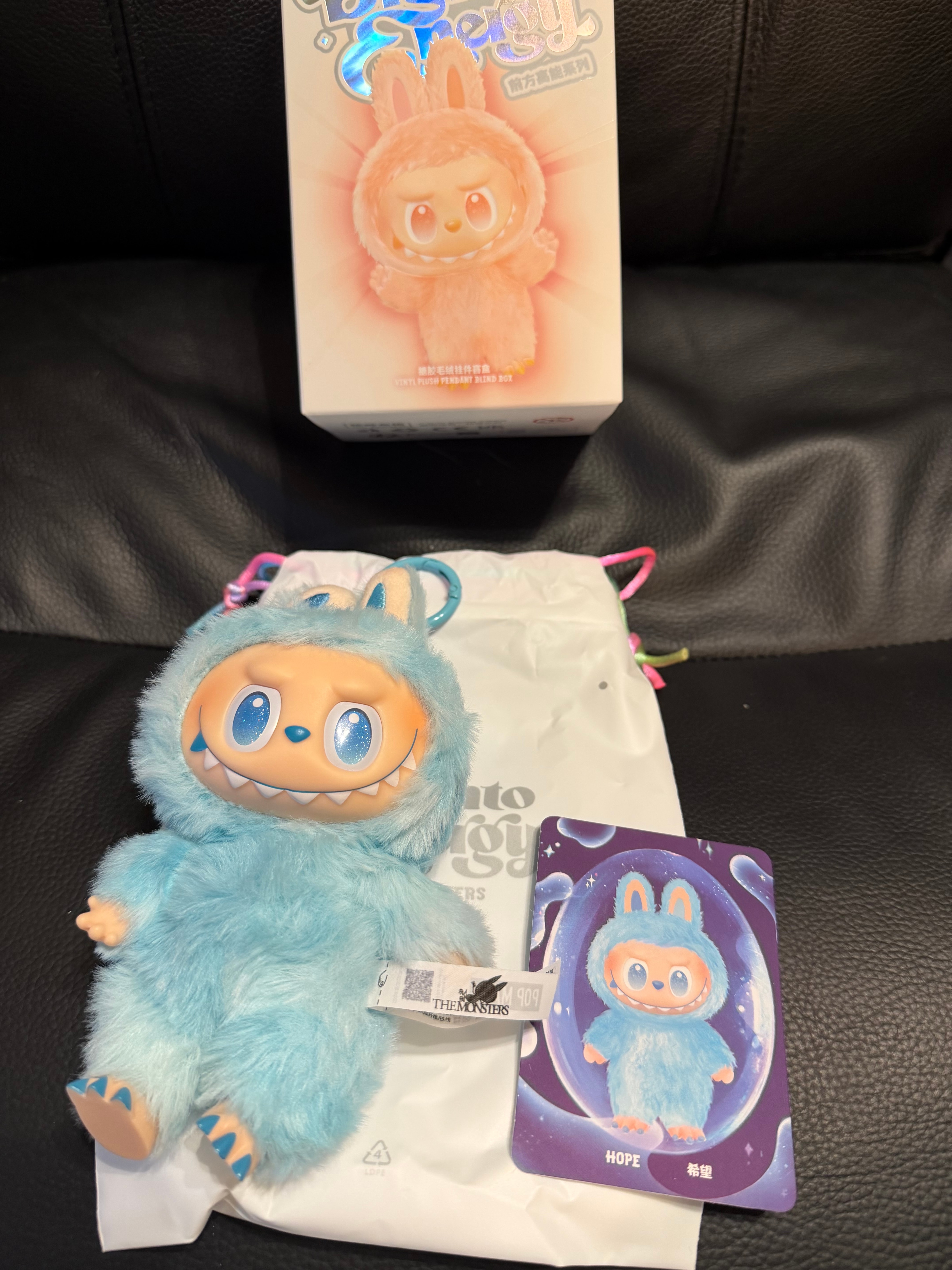 POP MART THE MONSTERS (LABUBU) Big into Energy Series Plush Pendant HOPE