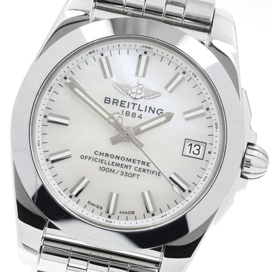 ☆美品 ブライトリング ギャラクティック 36 スリークT レディース 【中古】