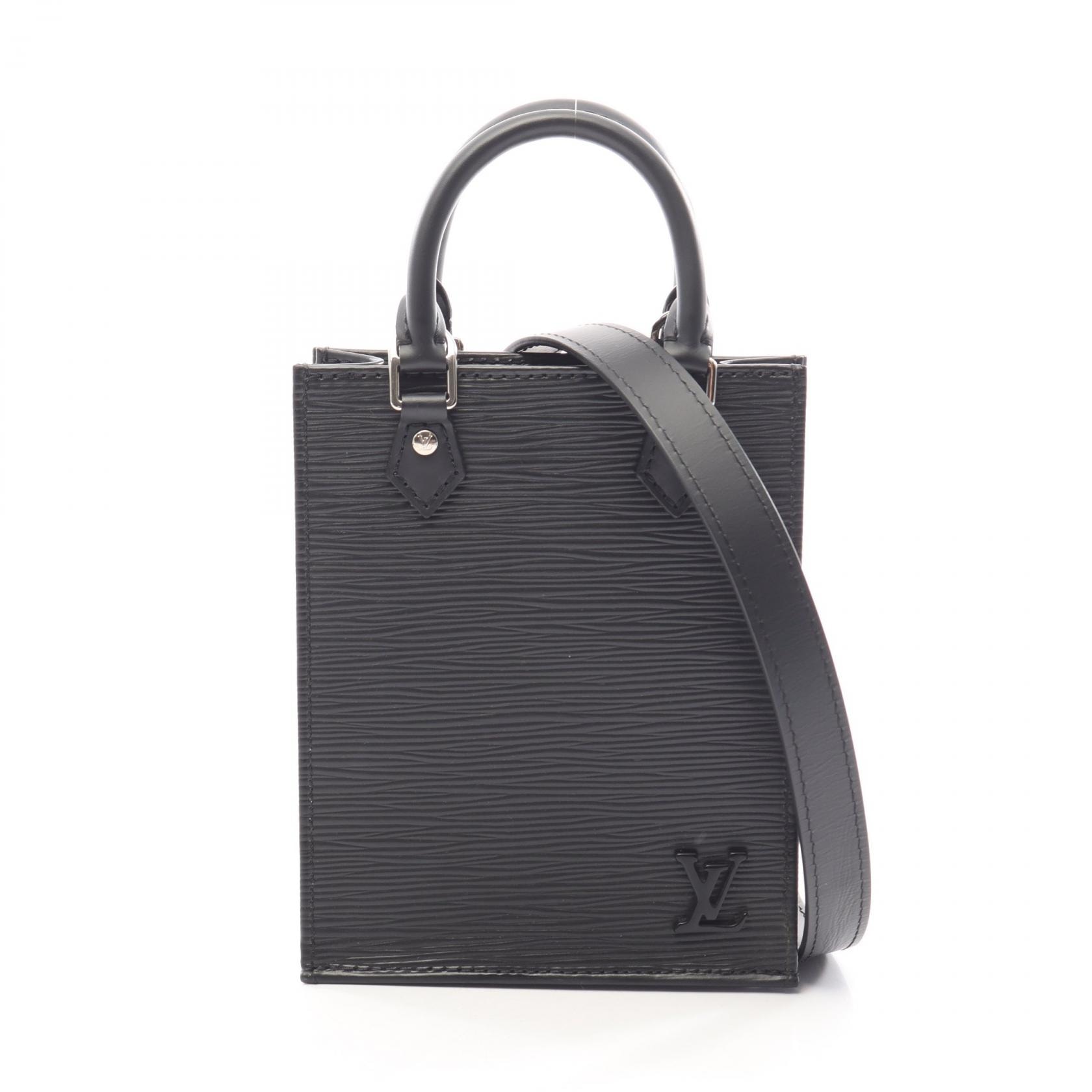 ルイ・ヴィトン LOUIS VUITTON プティット サックプラ 2WAY ハンドバッグ バッグ レザー エピ ノワール レディース ブラック系 M69441 【中古】