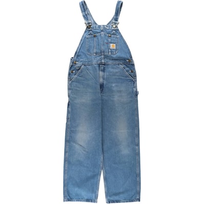 古着 カーハート Carhartt デニムオーバーオール メンズw36相当/eaa630437