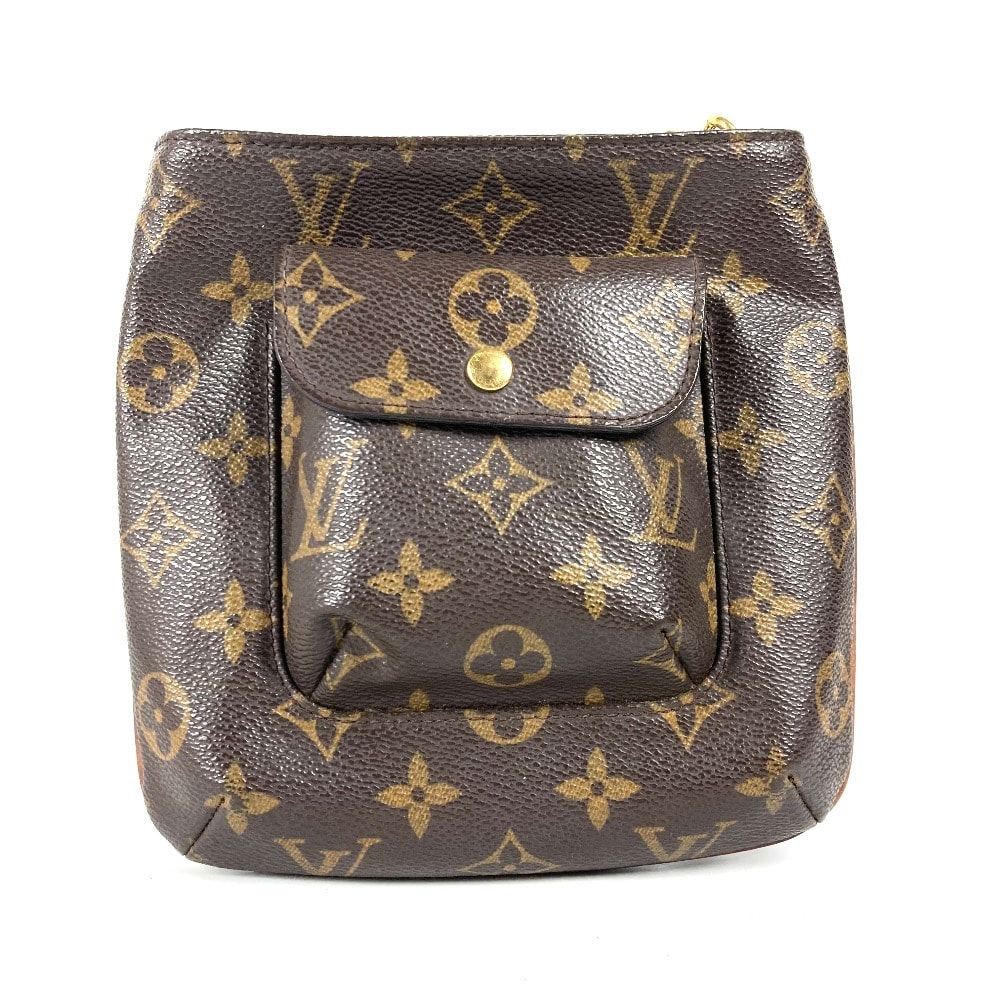 ルイヴィトン LOUIS VUITTON パルティシオン M51901 モノグラム カバン ストラップ付 クラッチバッグ ポーチ モノグラムキャンバス ブラウン