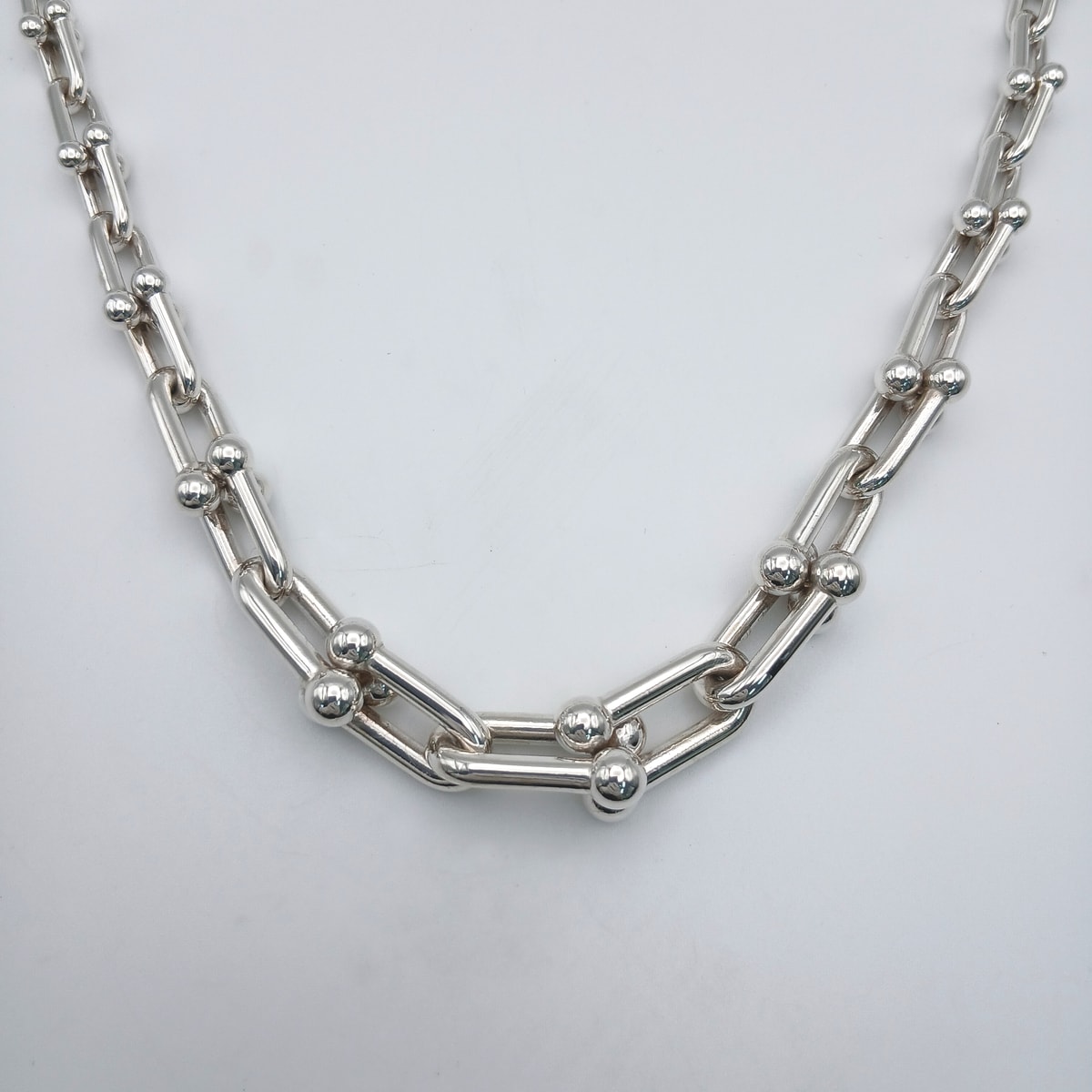TIFFANY&Co. ティファニー ハードウェア グラジュエイテッド ネックレス ネックレス 60153092 シルバー925 シルバー レディース【中古】