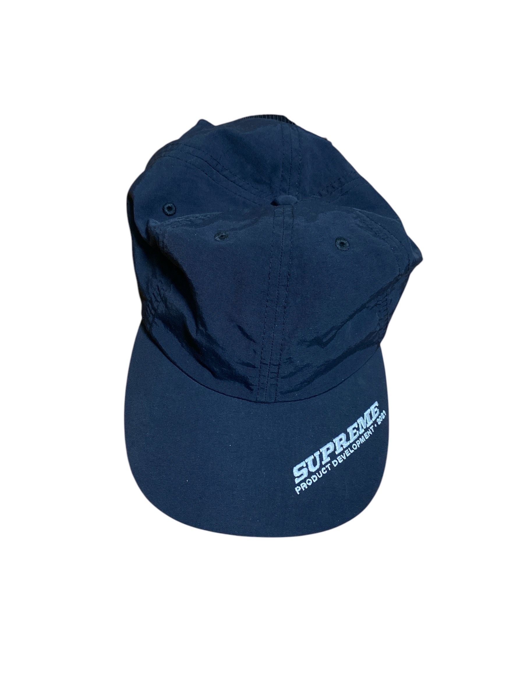 Supreme Visor Logo 6-Panel "Black"