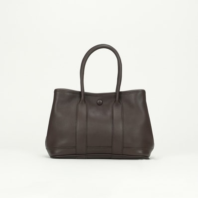 エルメス HERMES ガーデンツイリーTTPM ガーデンツイリー TTPM ガーデンパーティ ガーデンパーティ バッグ トートバッグ スイフト ハバナ Havana ブラウン brown 茶 シルバー金具 ヴォースイフト