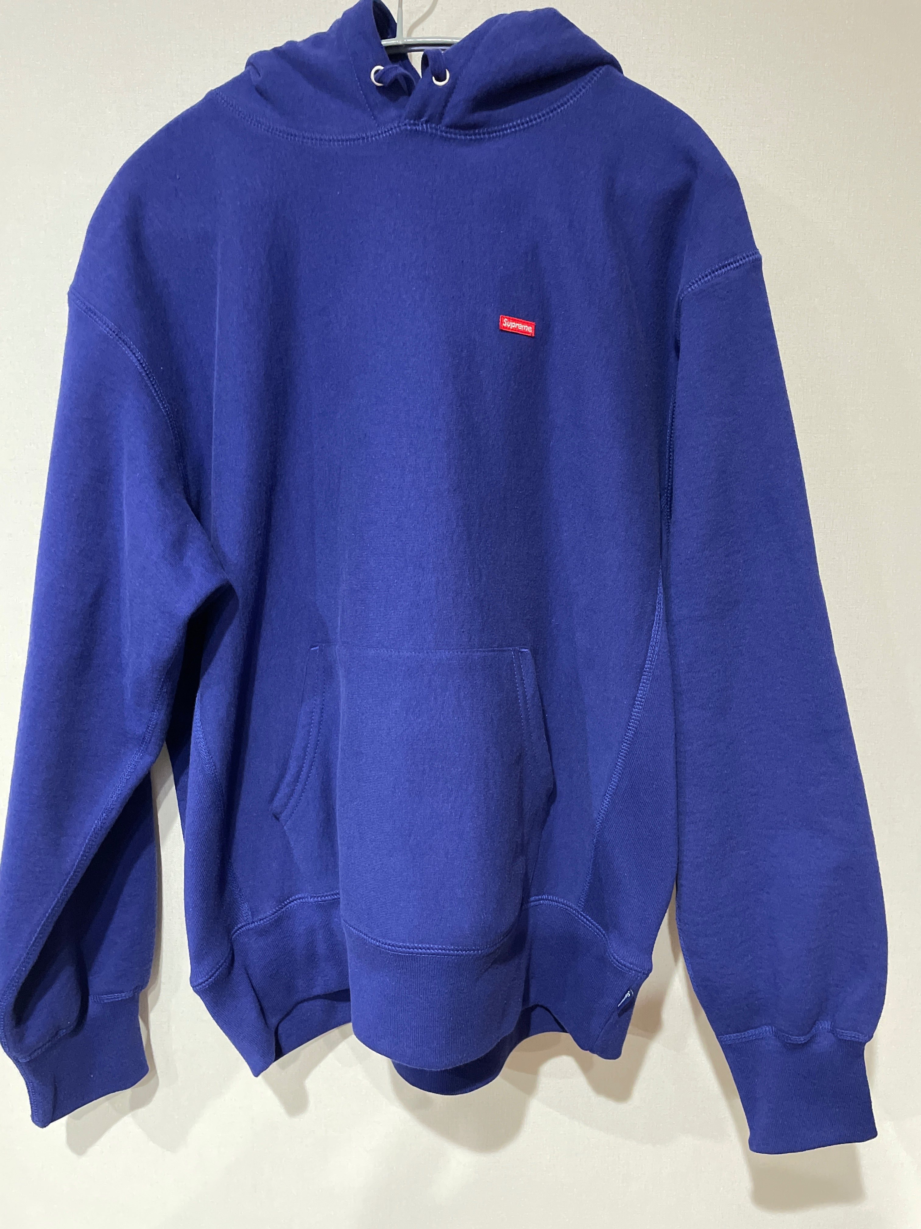 Supreme Small Box Hooded Sweatshirt "Dark Royal" (21FW)
