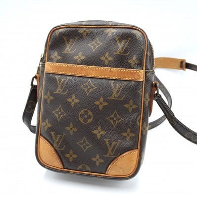 LOUIS VUITTON(ルイヴィトン)ダヌーブ ヴィンテージ ショルダーバッグ クロスボディ モノグラムキャンバス ブラウン M45266【中古】