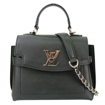 LOUIS VUITTON ルイ・ヴィトン ロックミー エヴァー ミニ MINI 2WAY ショルダーバッグ ハンドバッグ M20997 グレインカーフレザー ブラック シルバー レディース【中古】