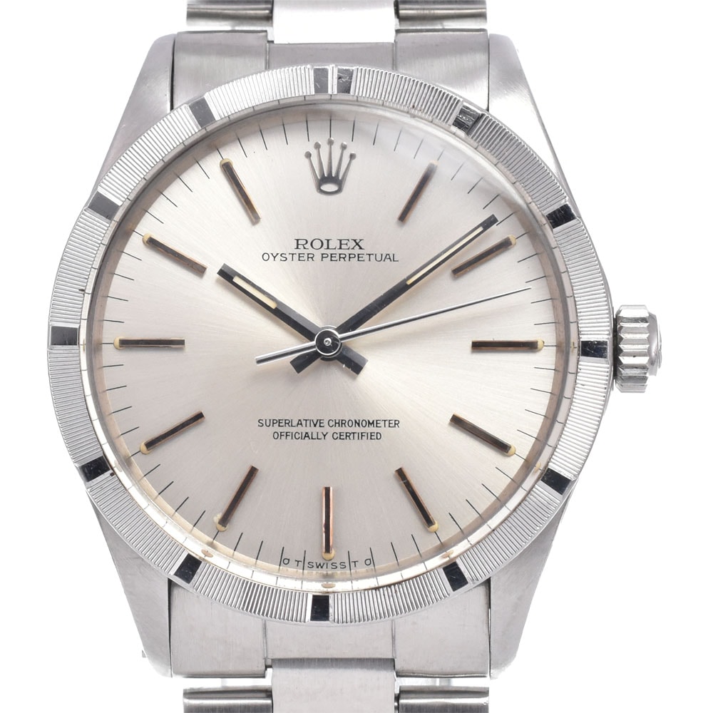 ロレックス ROLEX 1007 オイスターパーペチュアル Cal.1570 シルバー 自動巻き メンズ 腕時計 R#149296