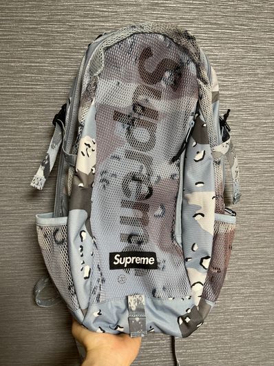 Supreme 20SS Backpack "Camo Blue"