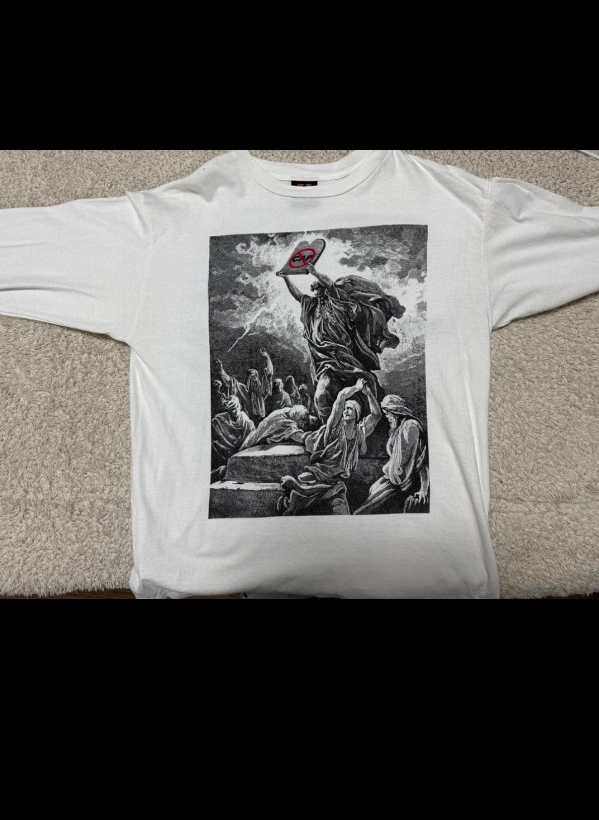 SAINT Mxxxxxx 22SS VLONE LS TEE "White"