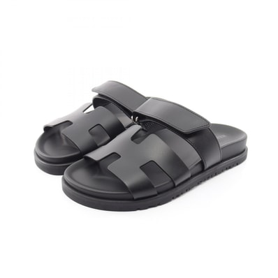 エルメス HERMES シプレ サンダル 靴 レザー レディース ブラック系 222100Z 【中古】