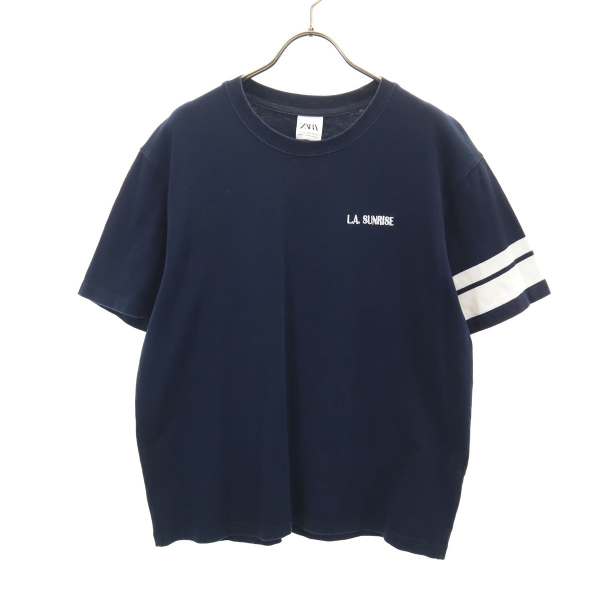 ZARA ザラ 半袖 Tシャツ M ネイビー