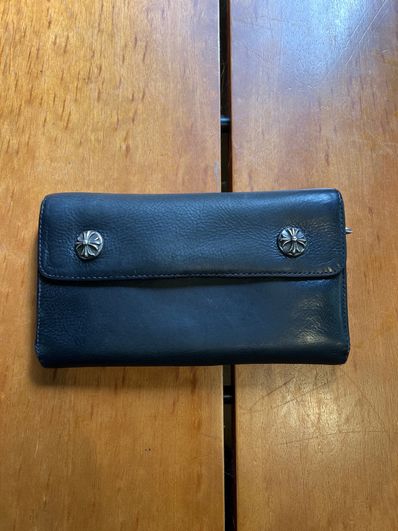 Chrome Hearts Wave Wallet Leather "Black"
