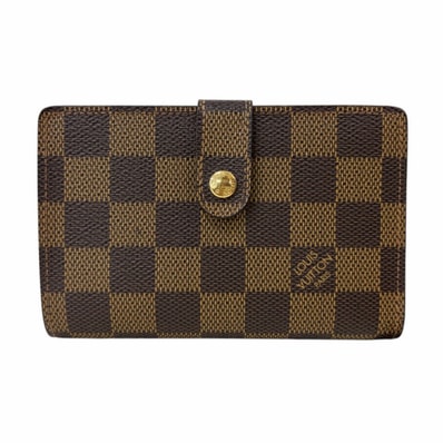 ルイヴィトン ポルトモネ ビエ ヴィエノワ ダミエ 二つ折り財布 ダミエキャンバス N61664 レディース LOUIS VUITTON 中古