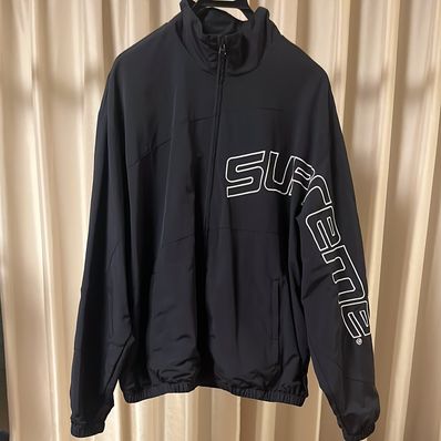 Supreme Curve Track Jacket "Black"