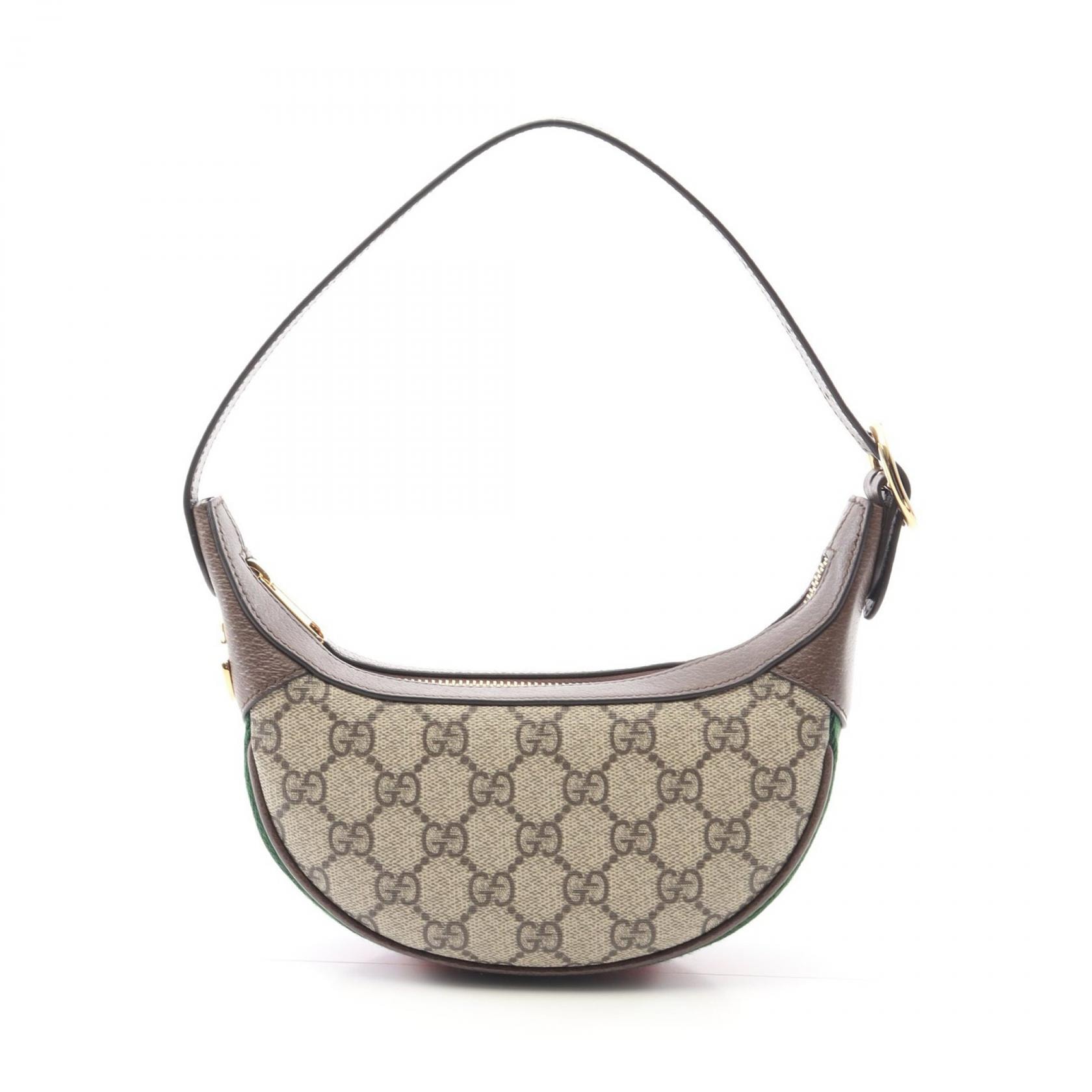 グッチ GUCCI オフィディア GGスプリーム ミニバッグ ハンドバッグ バッグ PVCコーティングキャンバス レザー レディース ベージュ系 / ブラウン系 65855196IWG8745 【新品】