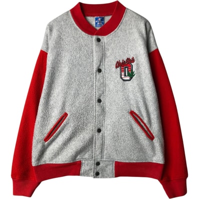 古着 90年代 チャンピオン Champion OHIO STATE オハイオ州立大学 カレッジ フリースジャケット メンズL相当 ヴィンテージ/eaa627005