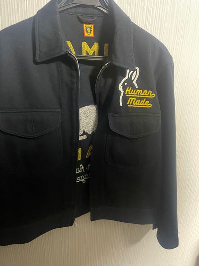 HUMAN MADE Zip-Up Work Jacket "Navy"